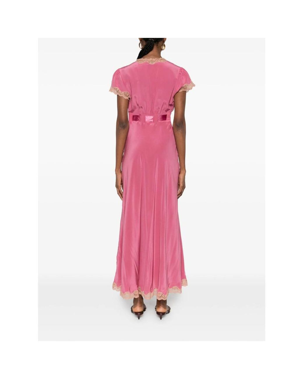 Rixo Pink Maxi Dresses