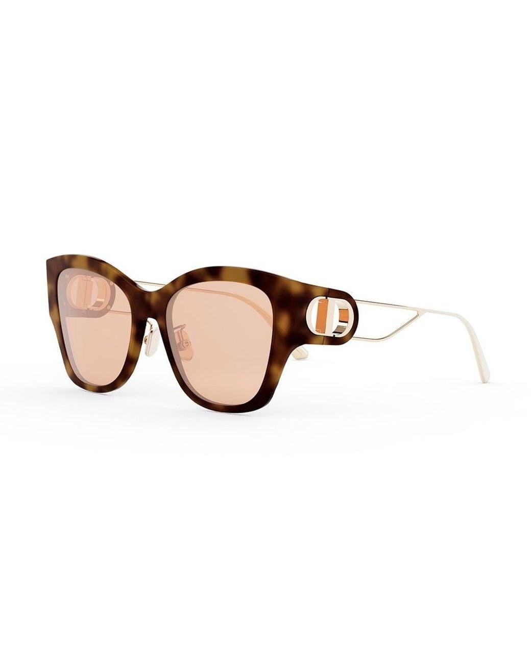 Dior Brown Sunglasses Cat Eye Full Rim, Light Havana Frame And Lens 30Montaigneb2U26L0
