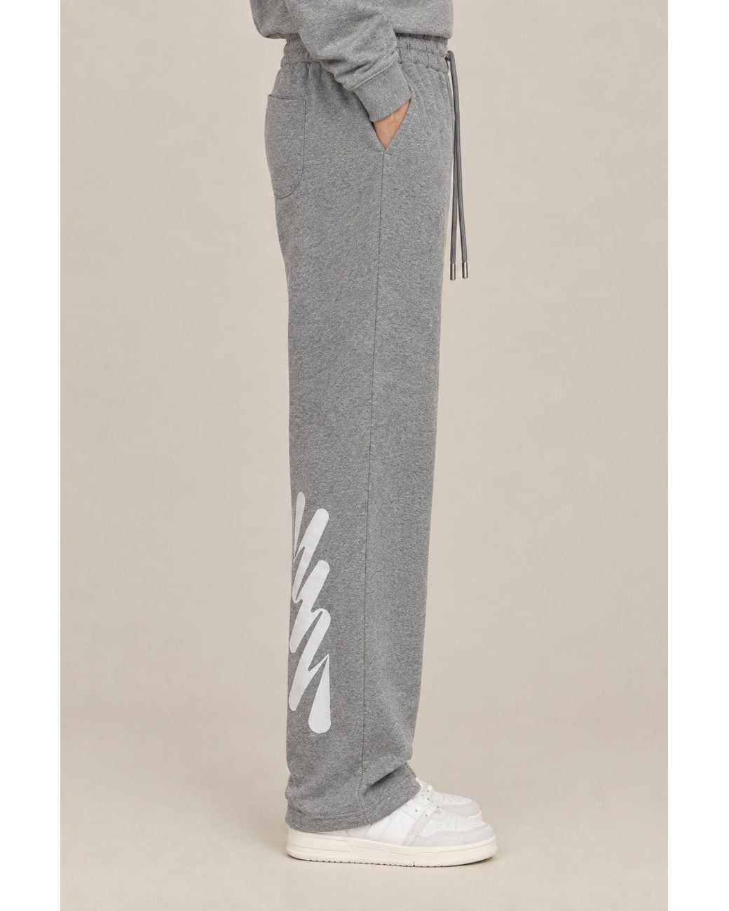Off-White c/o Virgil Abloh Gray Heather Cotton Sweatpants Clothing for men