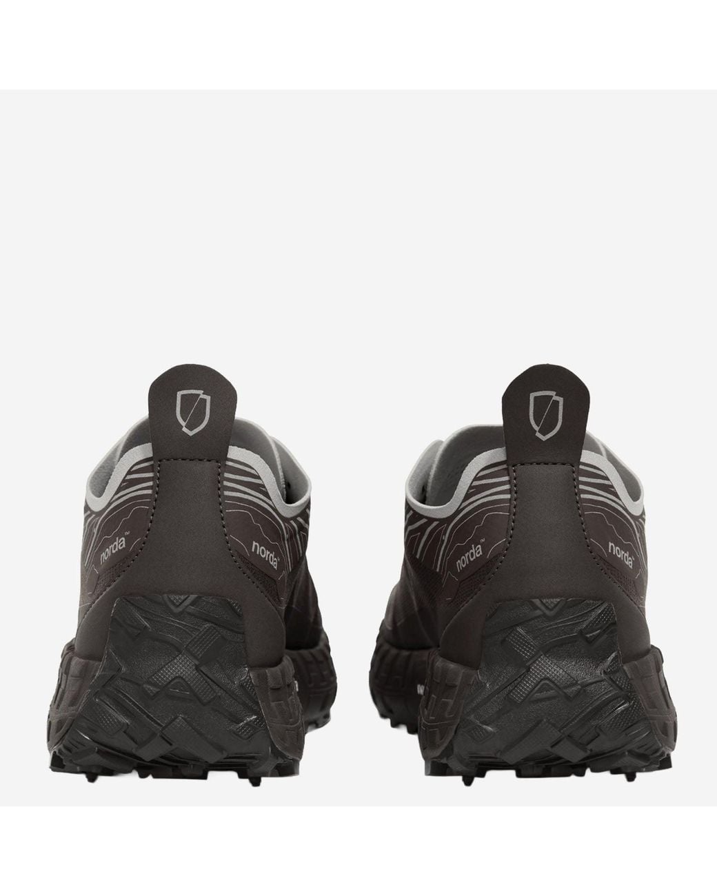 Norda Black Sneakers 001A Recycled Nylon Mesh And Rubber for men