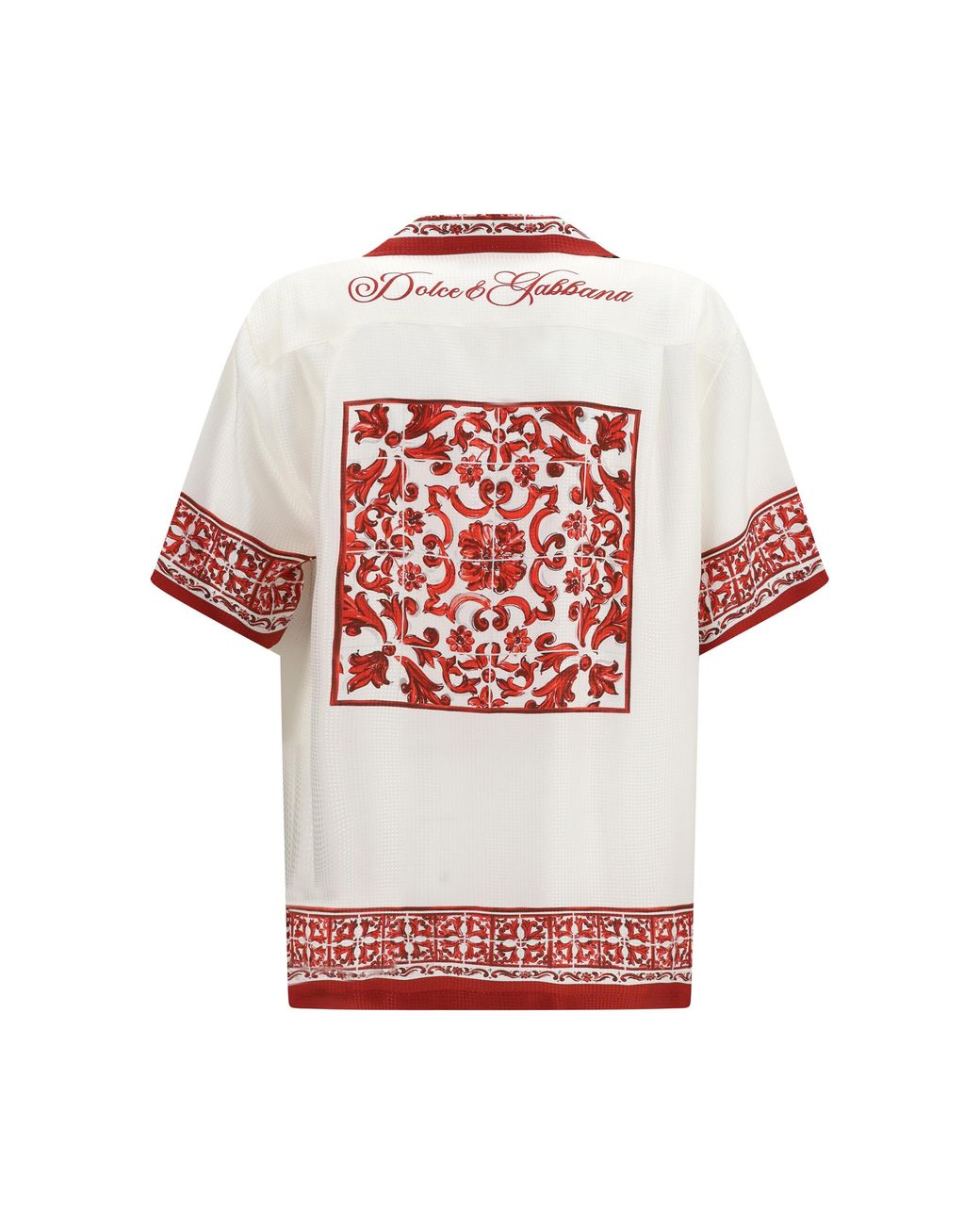 Dolce & Gabbana White Dolce & Gabbana Hawaii Shirt for men