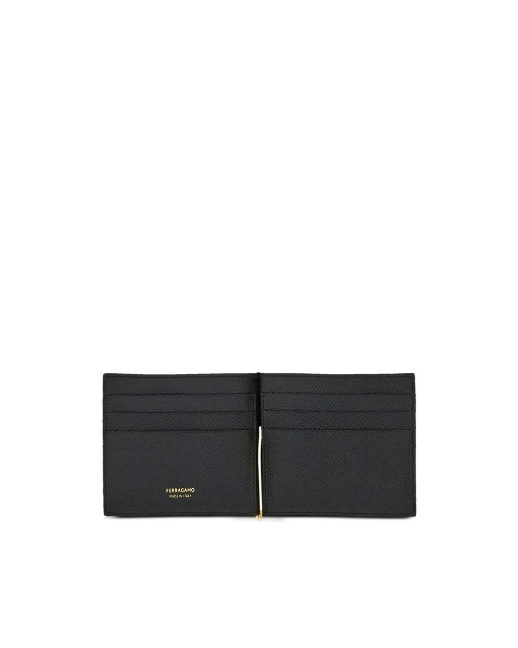 Ferragamo Black Leather Wallets & Pures for men
