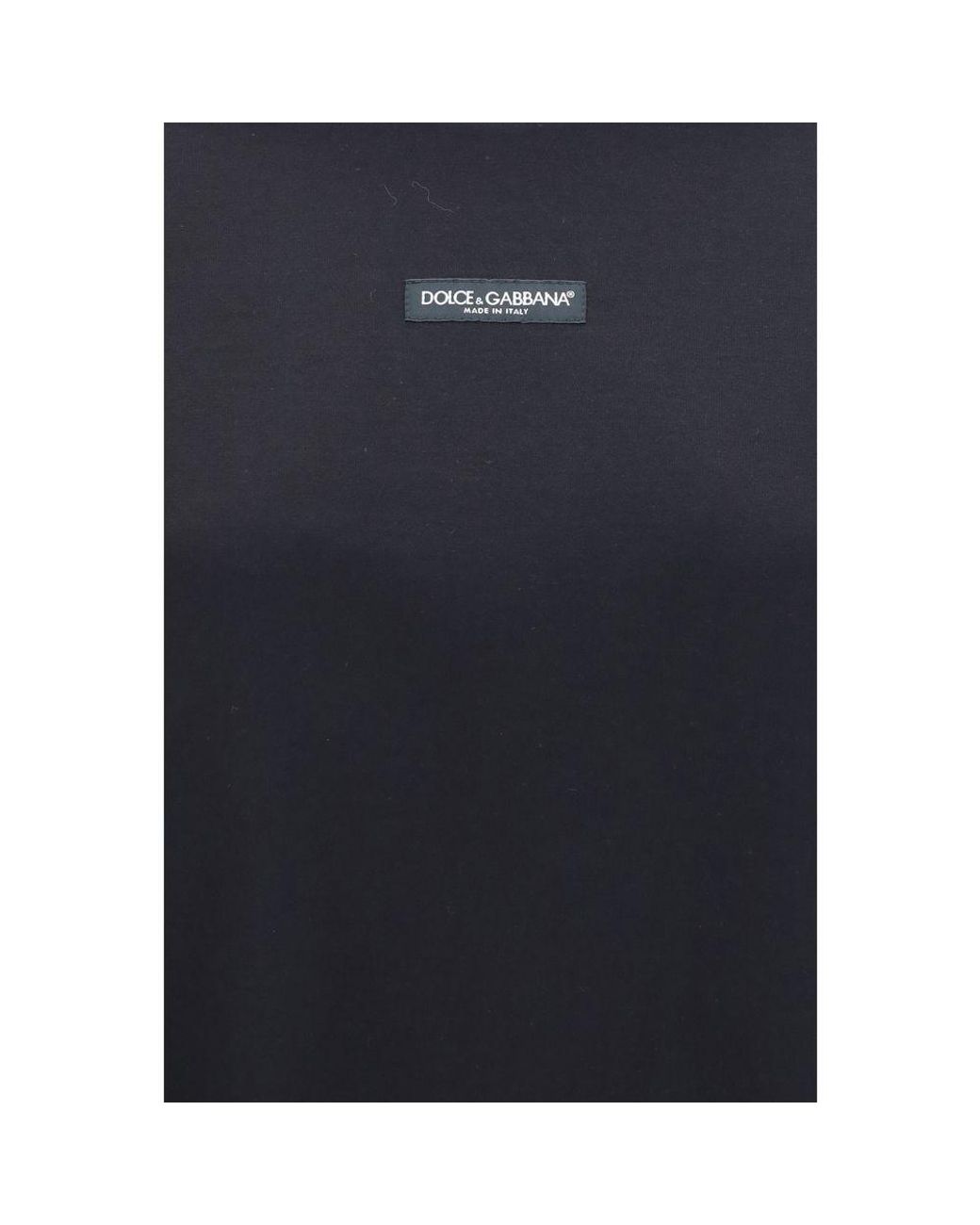 Dolce & Gabbana Blue Black Cotton T
