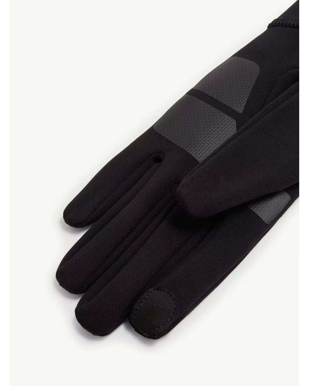 Moncler Black Gloves for men
