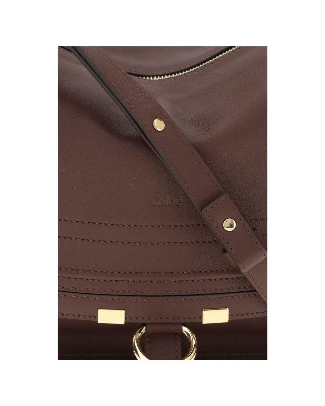 Chloé Brown Chlo Marcie Shoulder Bag
