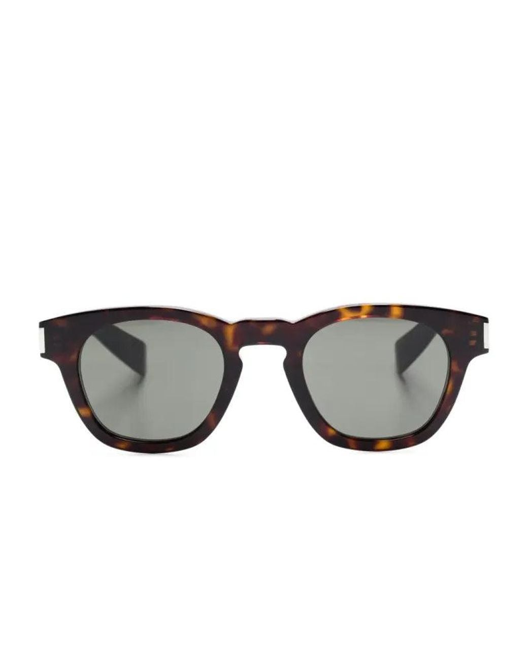 Saint Laurent Gray Saint Laurent Eyewear Sl746 Tortoiseshell Acetate Sunglasses for men