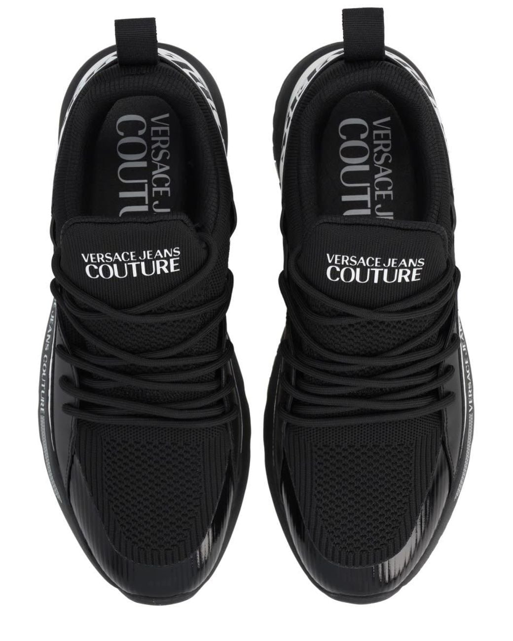 Versace Jeans Couture Black Sneaker Con Logo for men