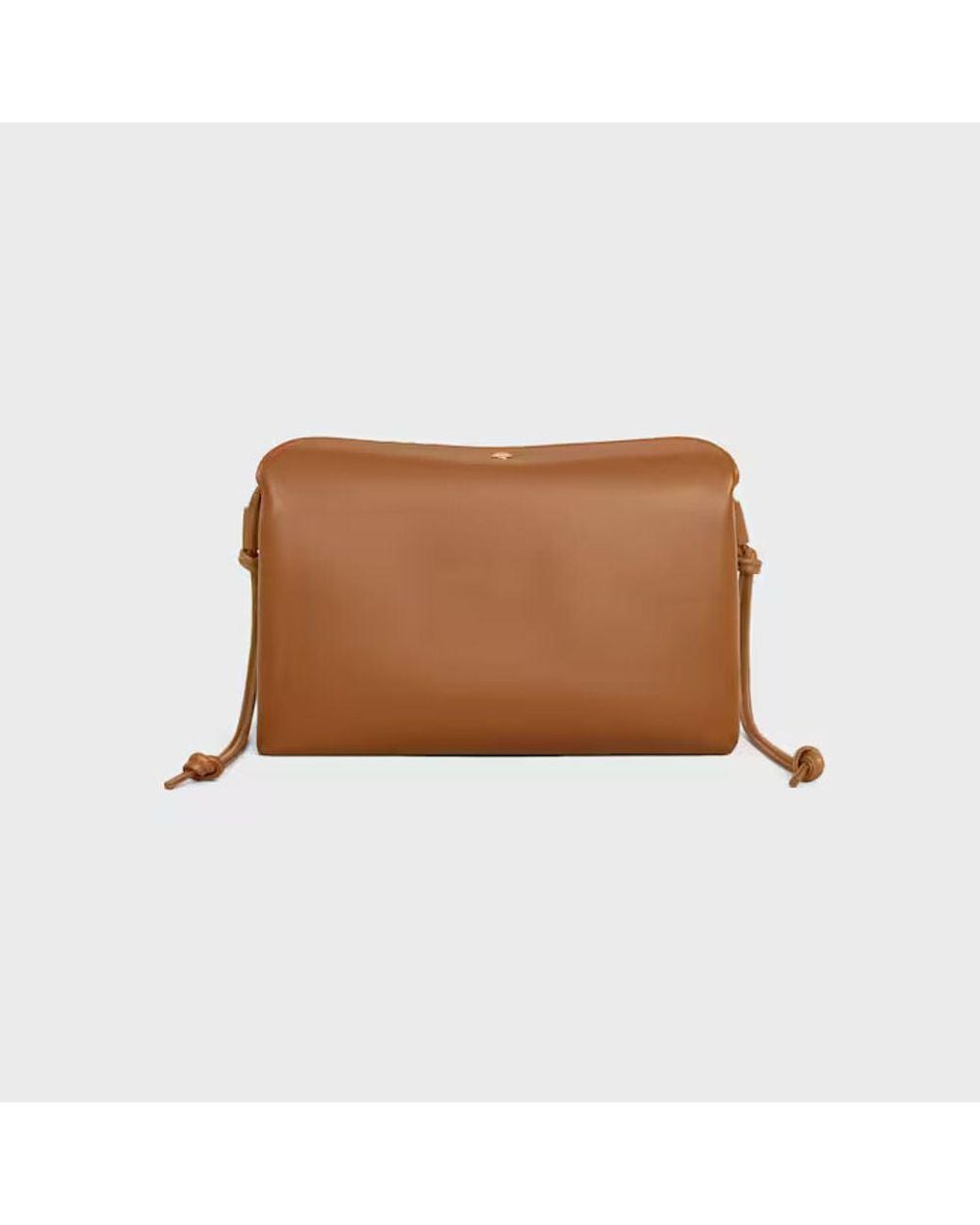 Céline Brown Celine Caramel Leather Shoulder Bag — Caramel