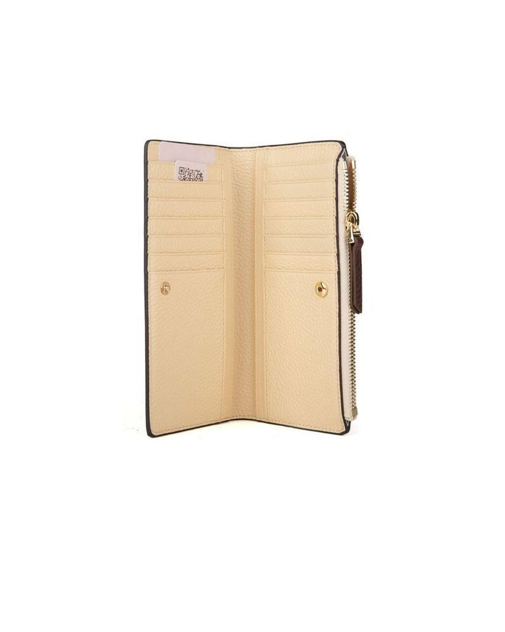 Coccinelle Natural Wallet Ribes-Betu-Brun Cowhide Bags
