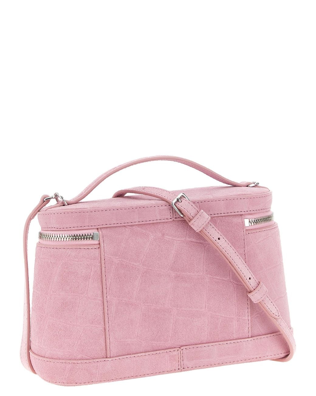 Jacquemus Pink Jacquemus Calfskin Leather Top Handle Bag