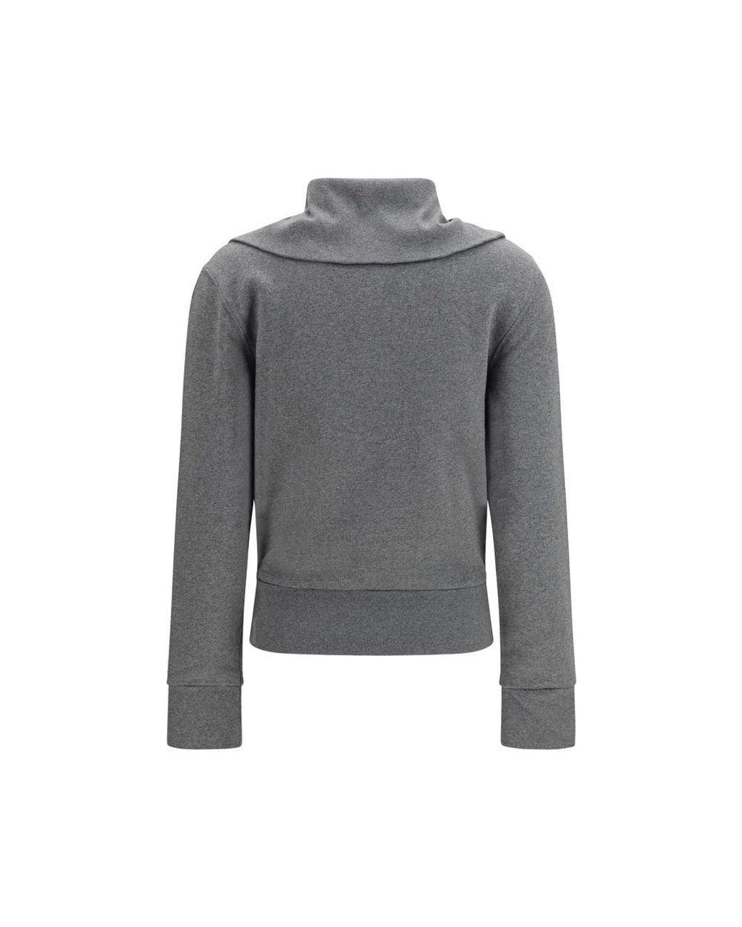 Balenciaga Gray Cotton Sweatshirt Clothing