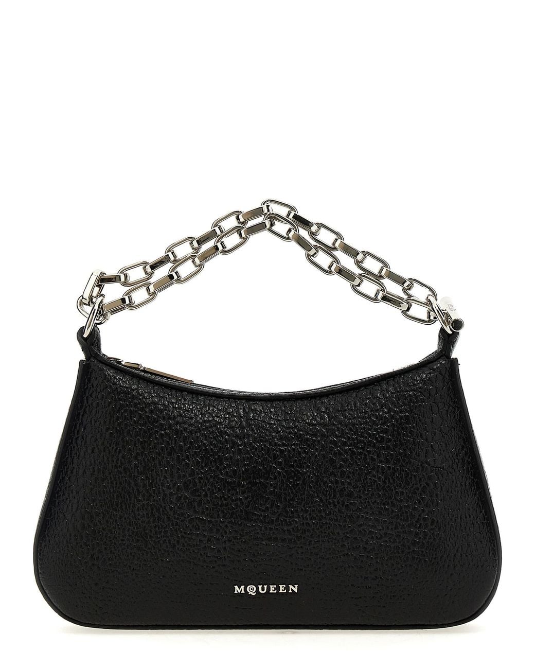 McQueen Black Shoulder Bags