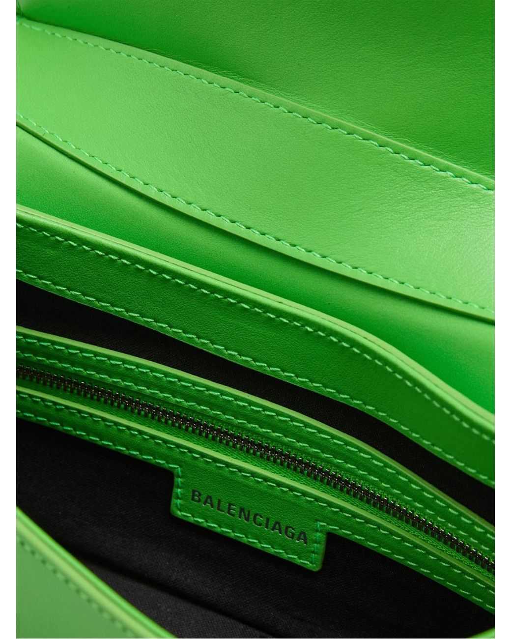 Balenciaga Green Lindsay Shoulder Bag