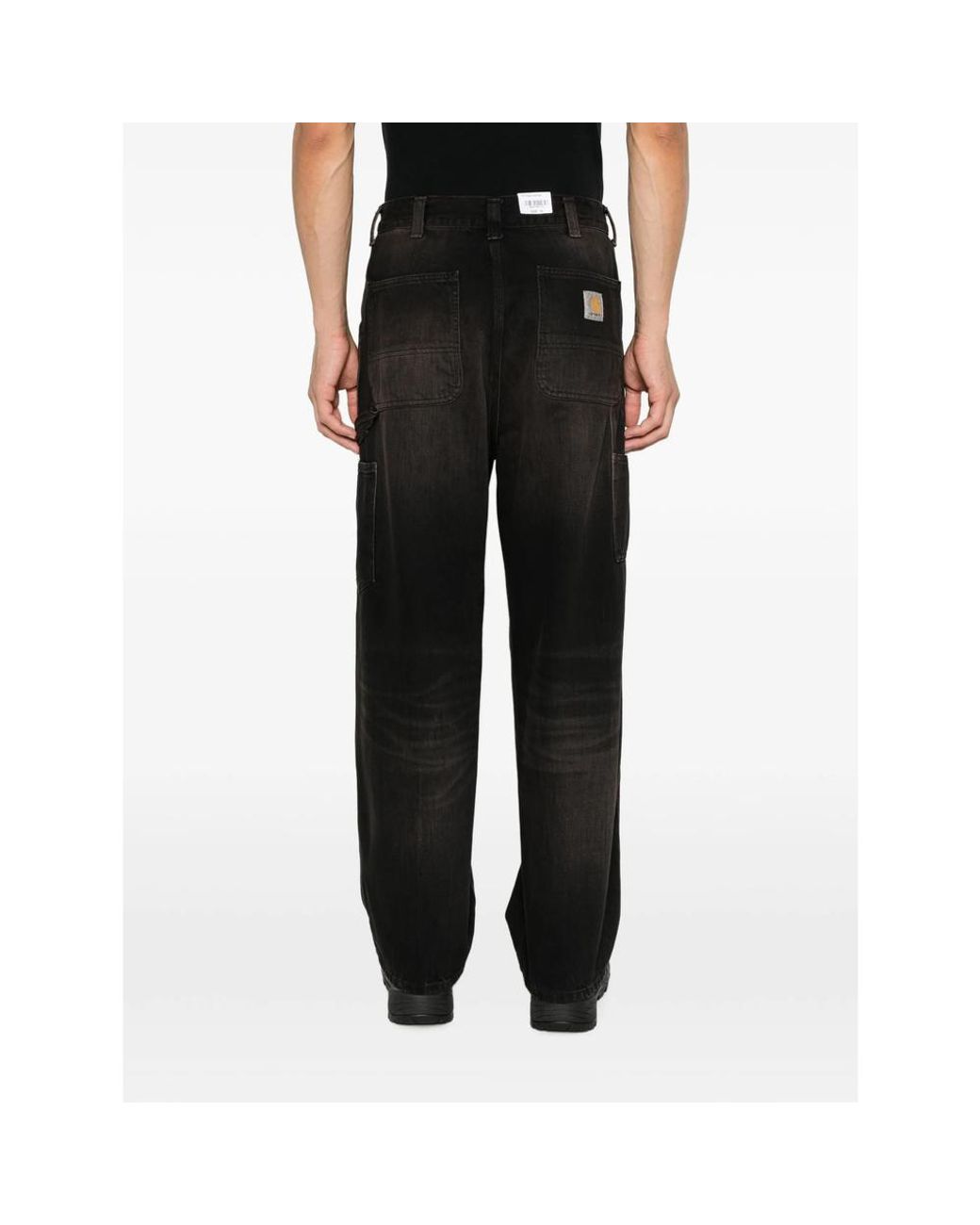Carhartt Black Loose-Fit Denim Jeans for men