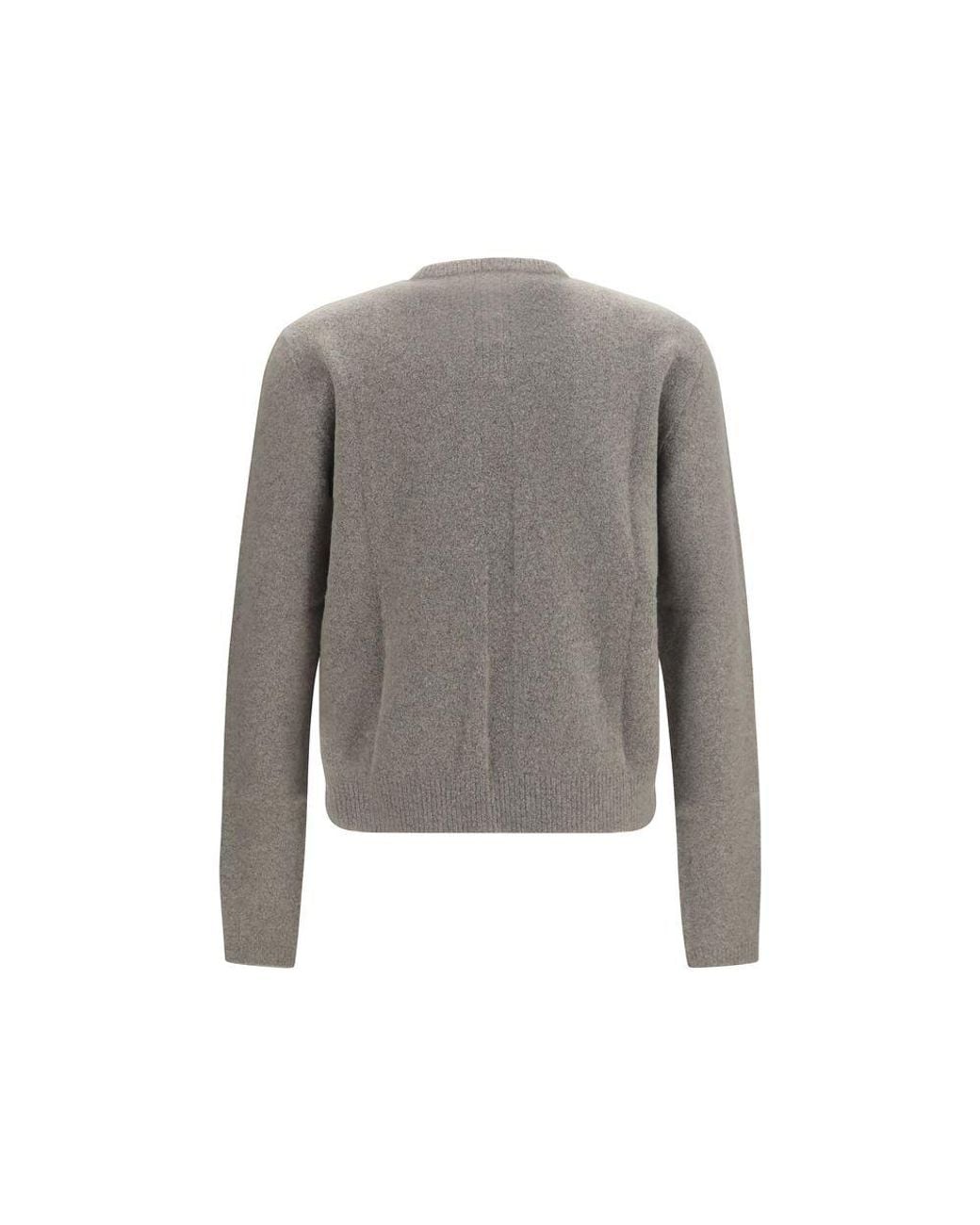 Rick Owens Gray Cashmere Sweater for men