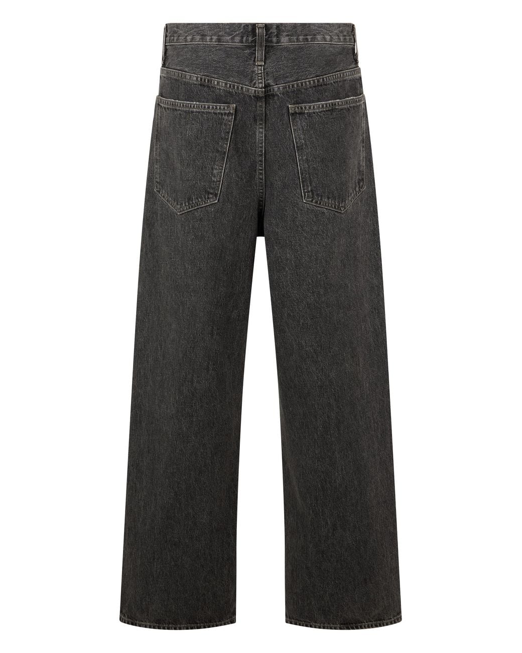 Agolde Gray Loose Denim Pants Cotton Regular & Straight-Leg Jeans for men