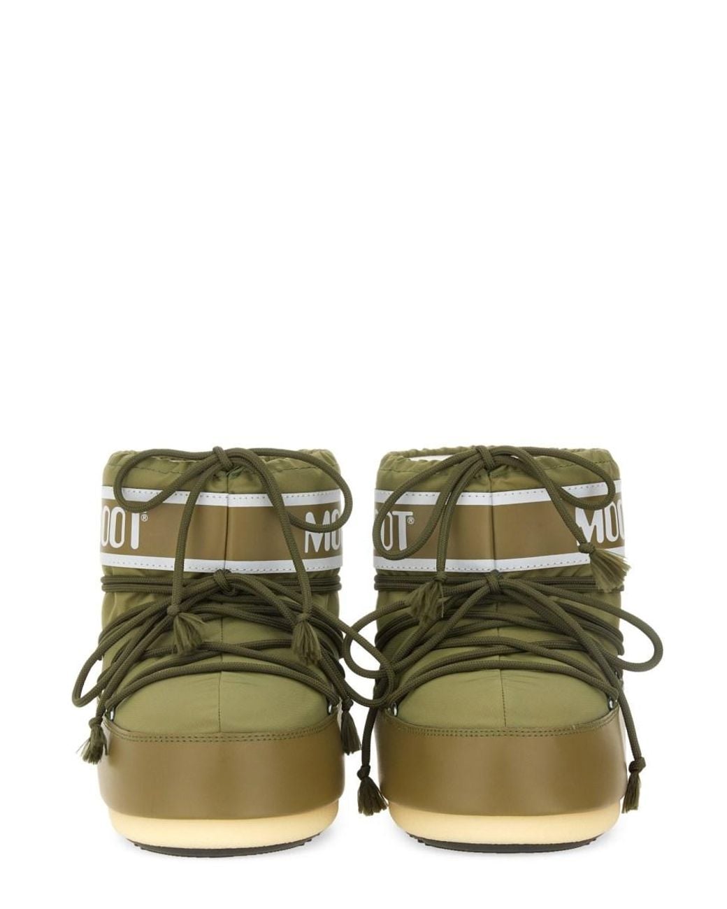 Moon Boot Green Icon Low Boots Polyamide