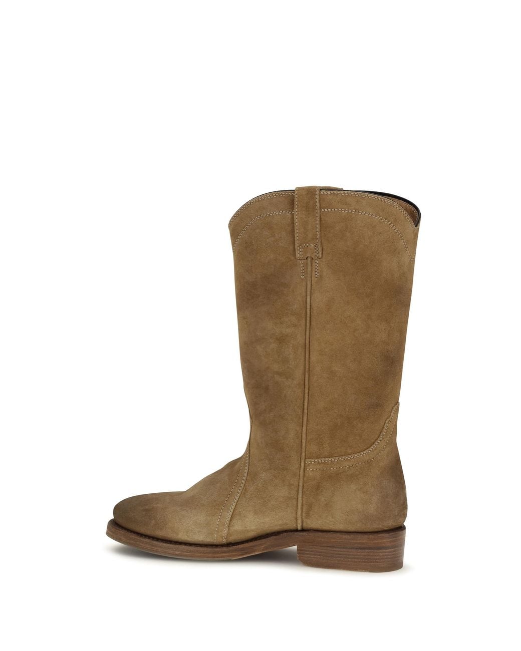 Jil Sander Brown Bruce Suede Ankle Boots