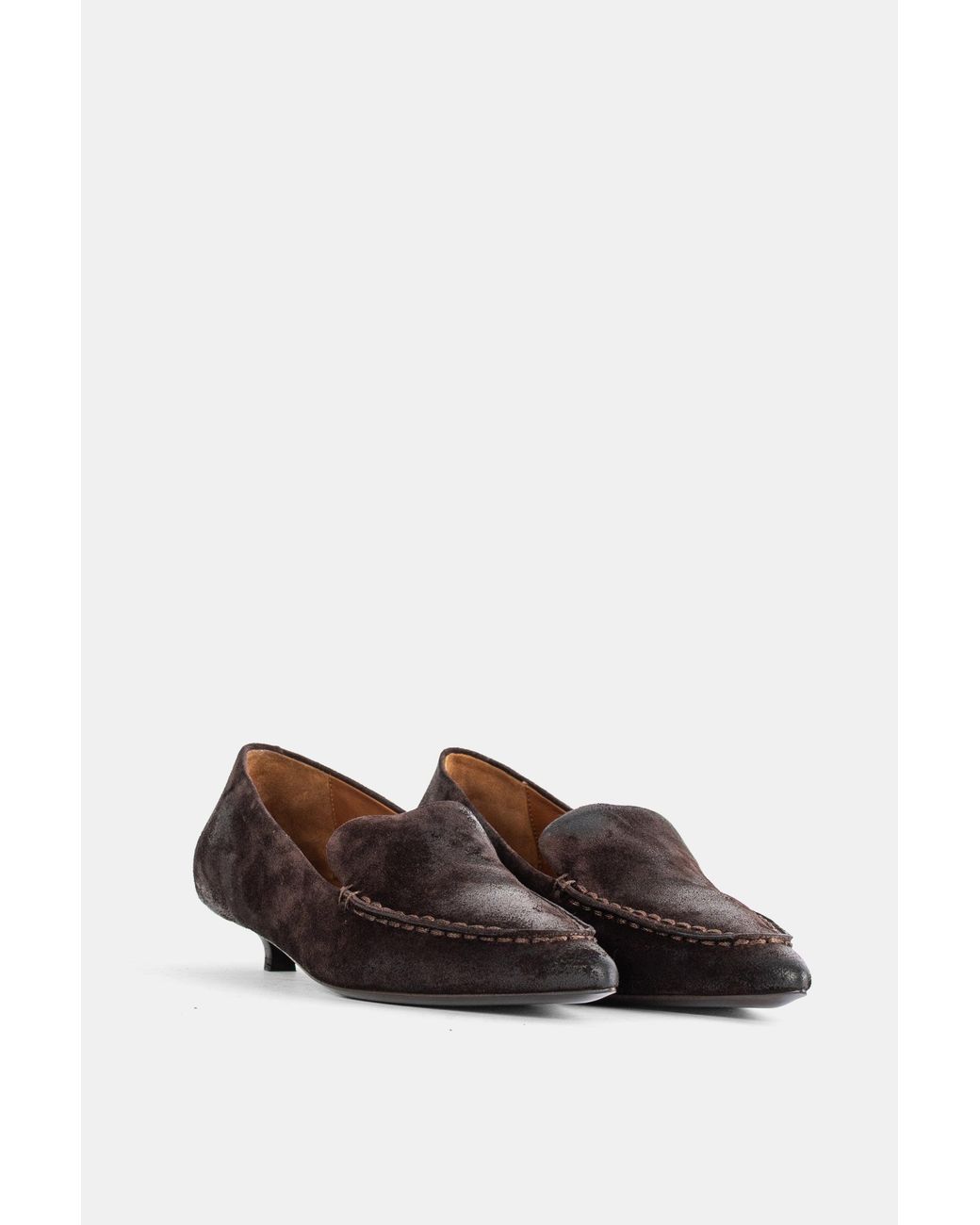 Marsèll White Spino Mocassino Loafers