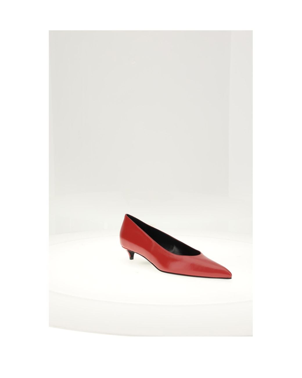 Céline White Pump 30 Lamb Leather Pumps High Heel Shoes