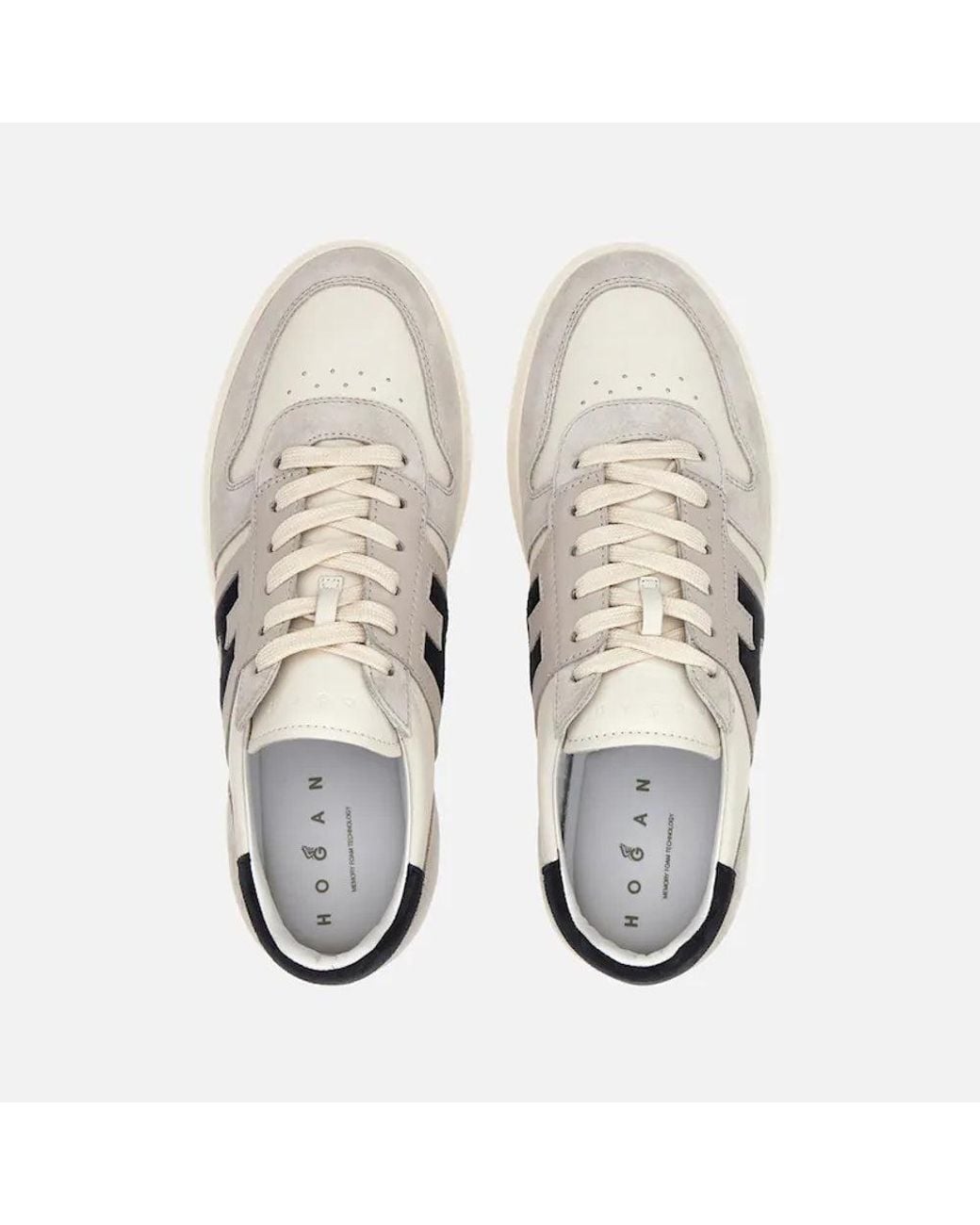 Hogan White Hogan E26 Sneaker — Cream for men