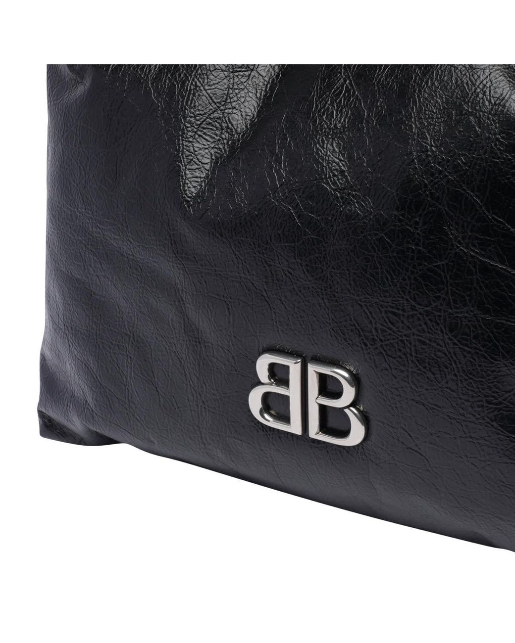 Balenciaga East West Monaco Hobo Bag in Black for Men | Lyst