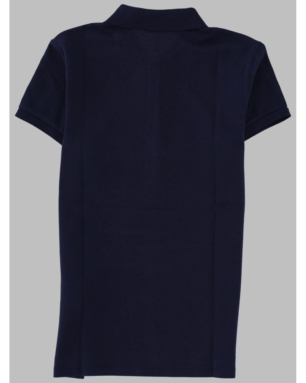 Polo Ralph Lauren Blue Polo Shirt With Embroidered Logo T-Shirts And Polos