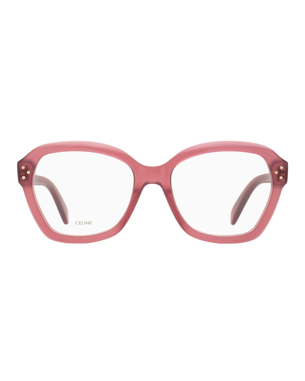 Céline Black Geometric Butterfly Eyeglasses Cl50100I 081 54Mm Plastic (Acetate)