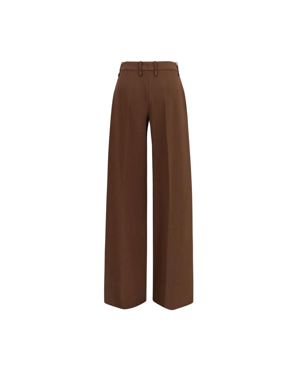 Ermanno Scervino Brown Viscose Casual Pants