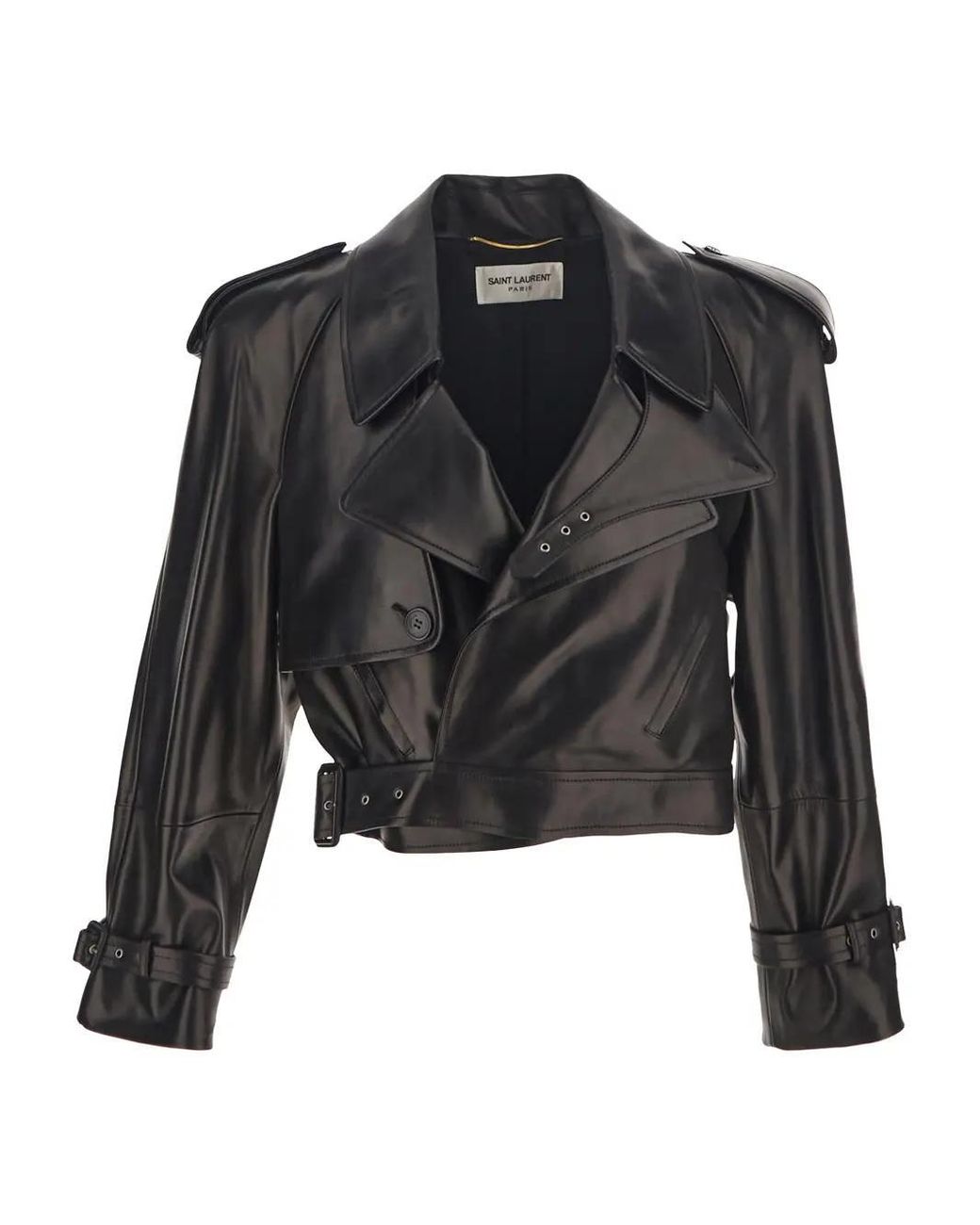 ジャケット Saint Laurent Cropped Jacket SAINT LAURENT Cropped denim jacket | NET-A-PORTER