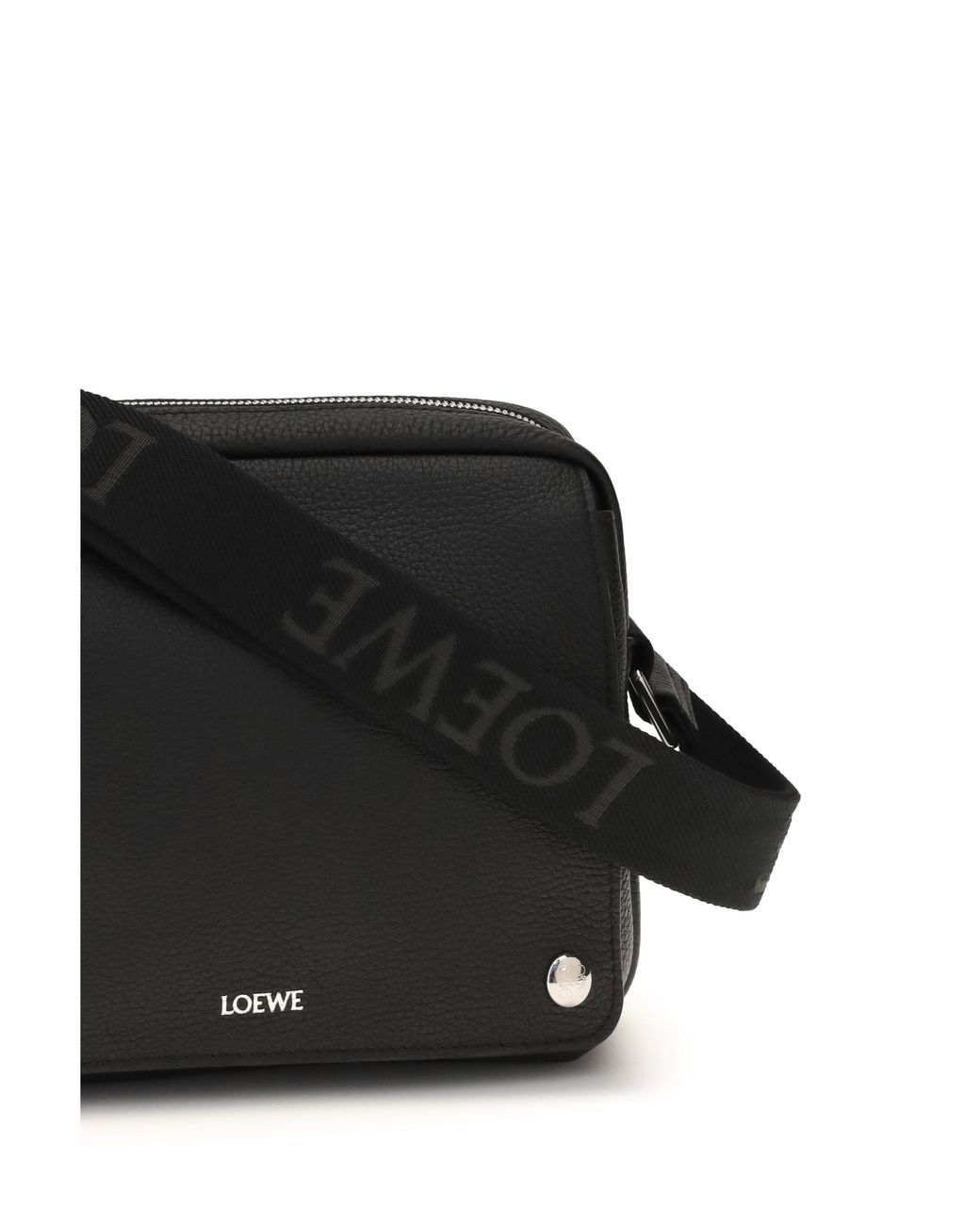 Loewe Black Loewe Messenger Bag for men