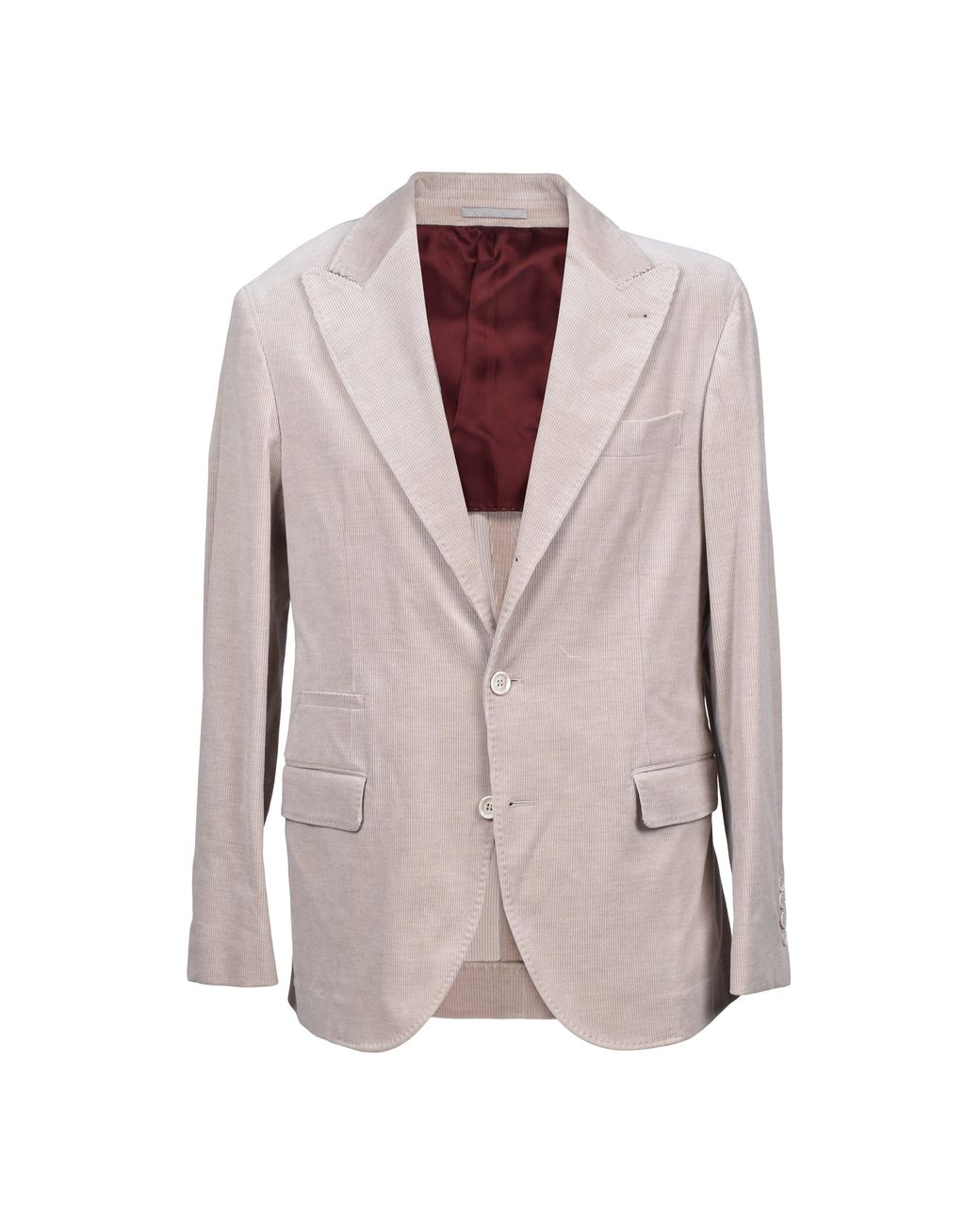 Brunello Cucinelli Purple Sand Wool Cotton Blazer for men