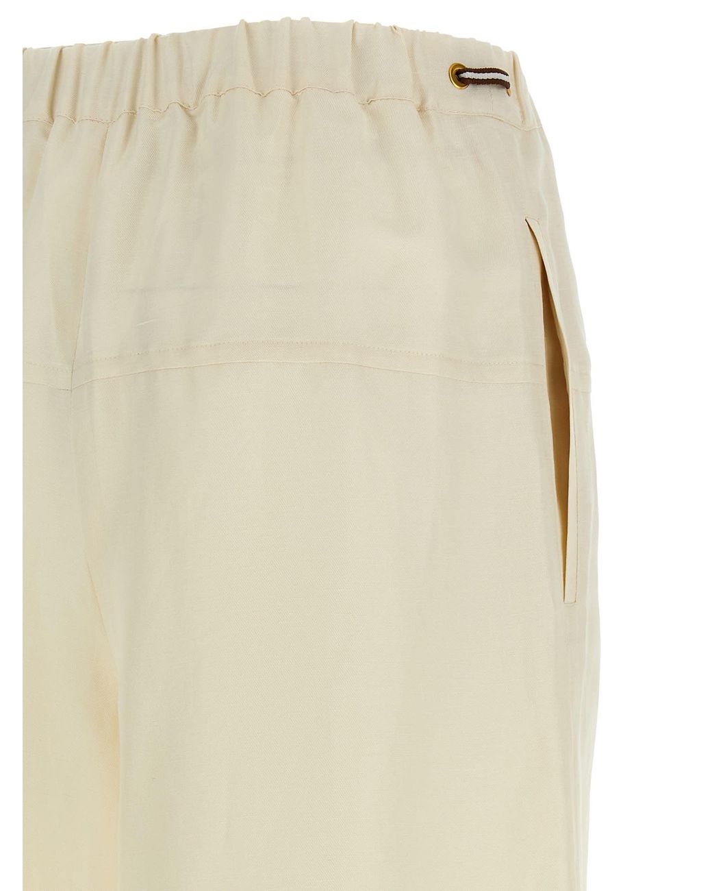 パンツ MAX MARA 'Onore' pants White Max Mara Onore Pants in White | Lyst