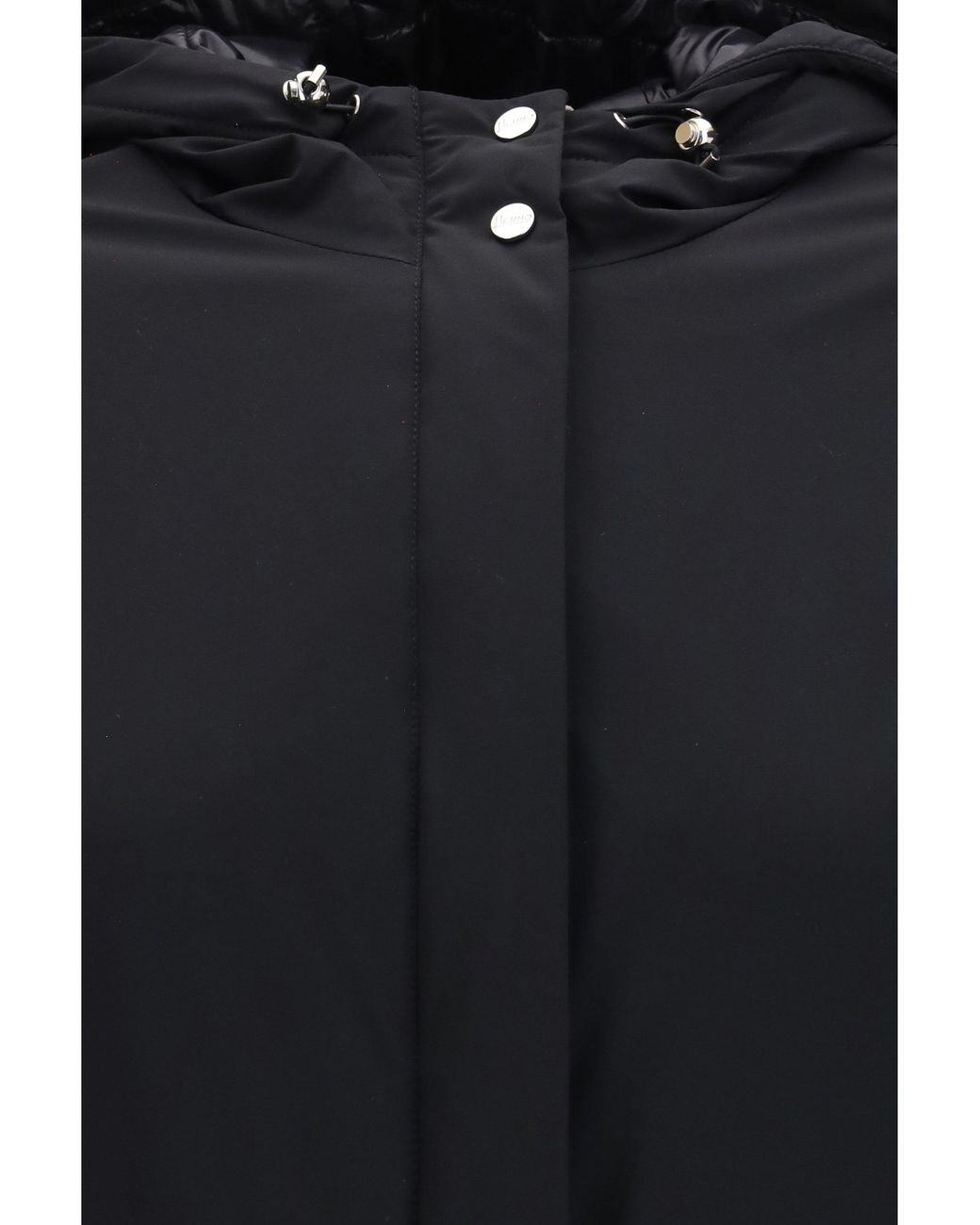Herno Black Herno Hooded Padded Down Jacket