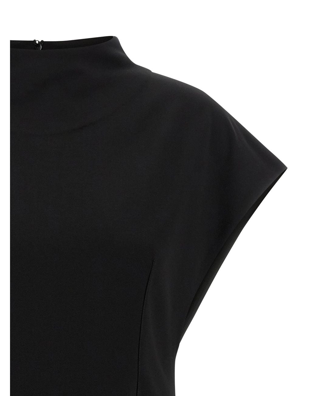 ARMARIUM Black Sia Top Viscose Nylon Tops