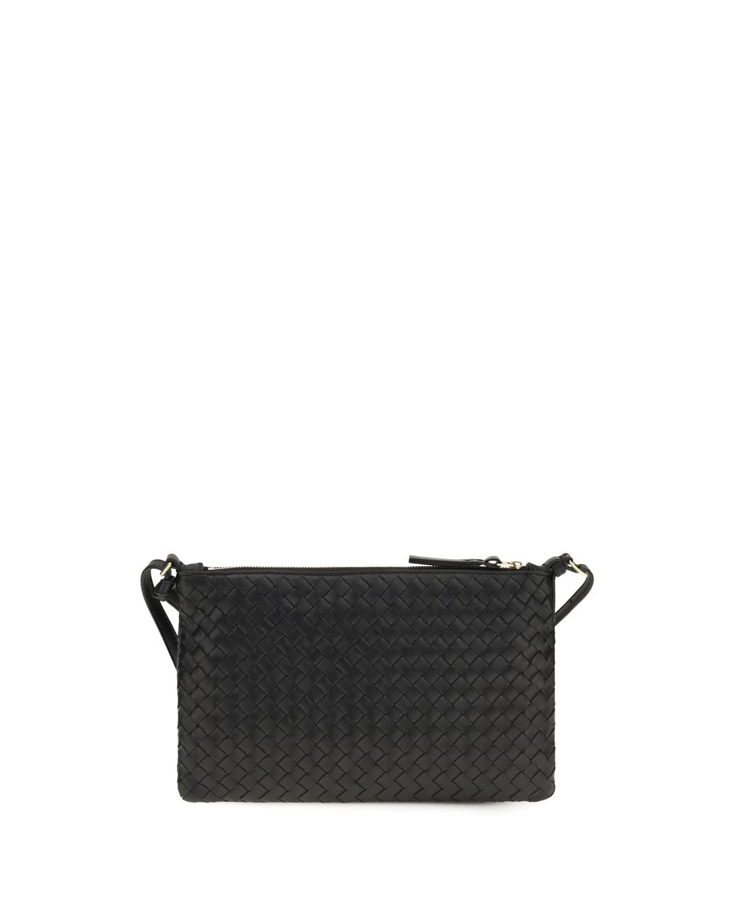 Bottega Veneta Black Bottega Veneta Intrecciato Shoulder Bag