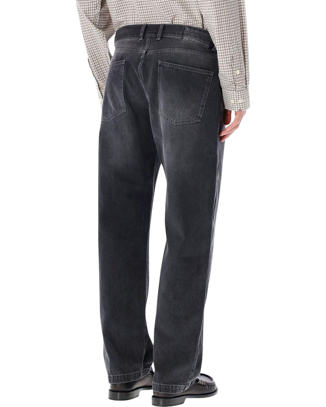 mfpen Gray Regular Fit Organic Denim Jeans for men