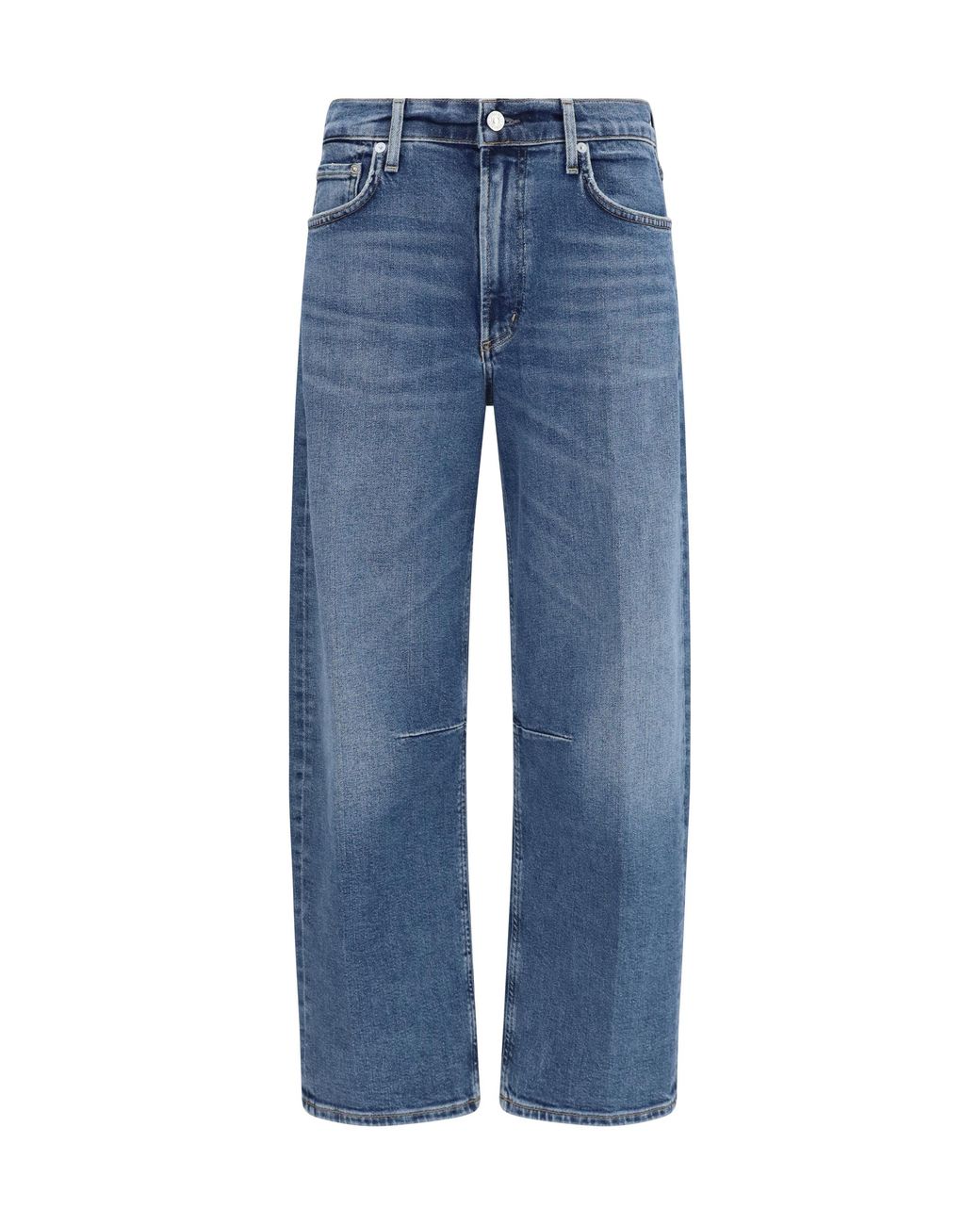 Citizens of Humanity Blue Miro High-Rise Jeans Cotton
