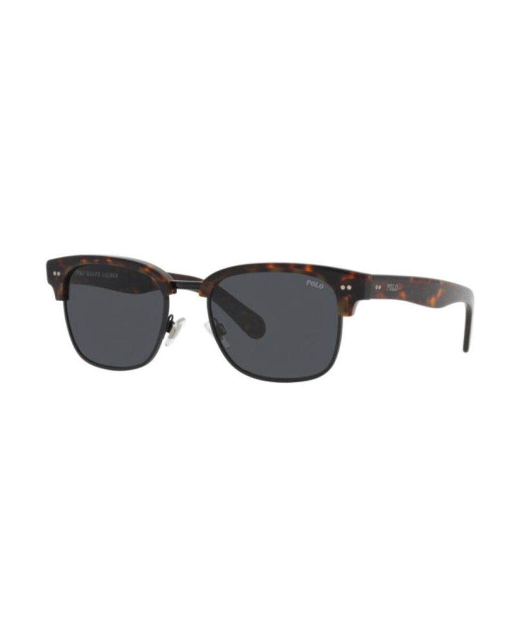 Polo Ralph Lauren Brown Ph4202 500387 Shiny Dark- Sunglasses for men