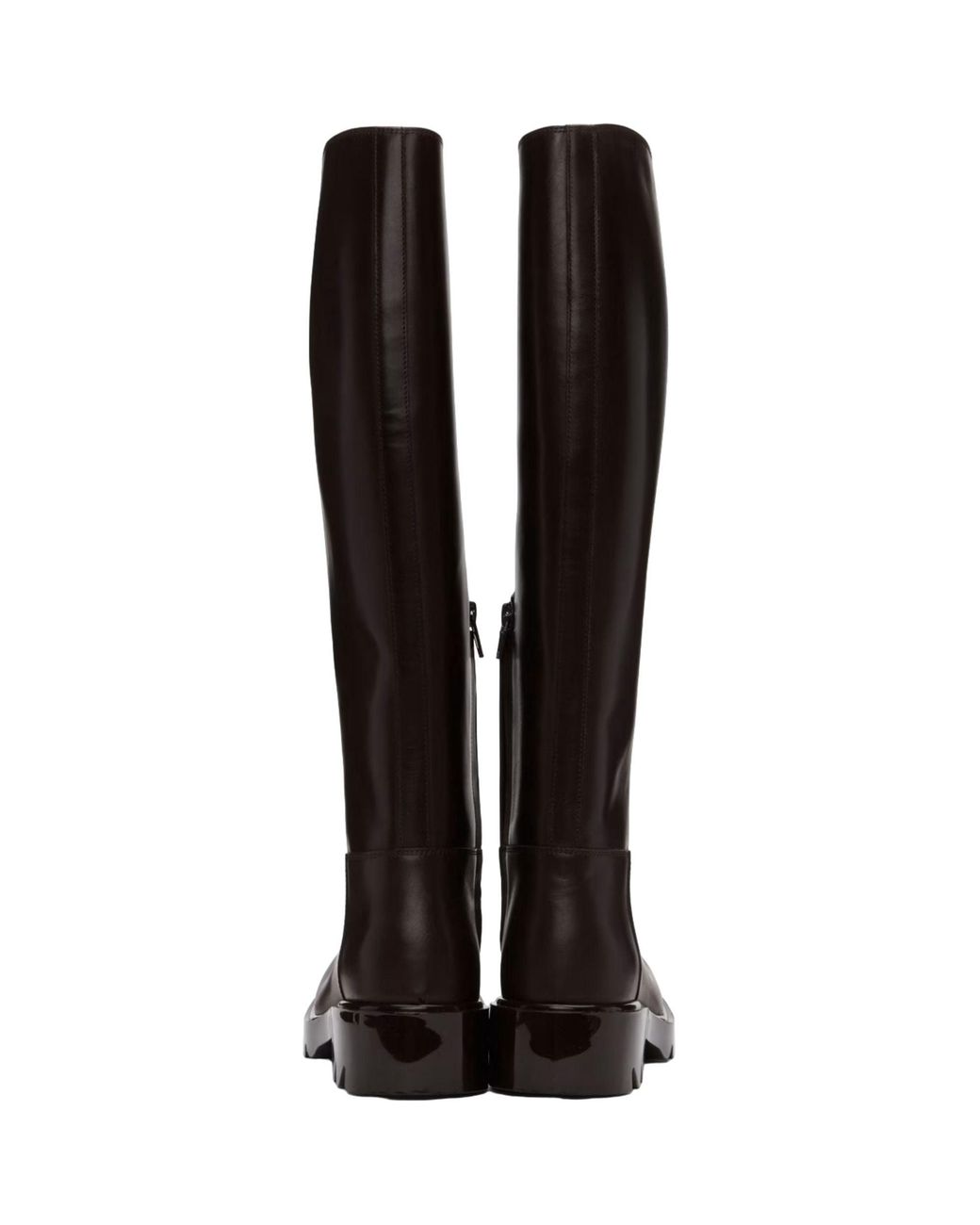 Bottega Veneta Black Leather Boots