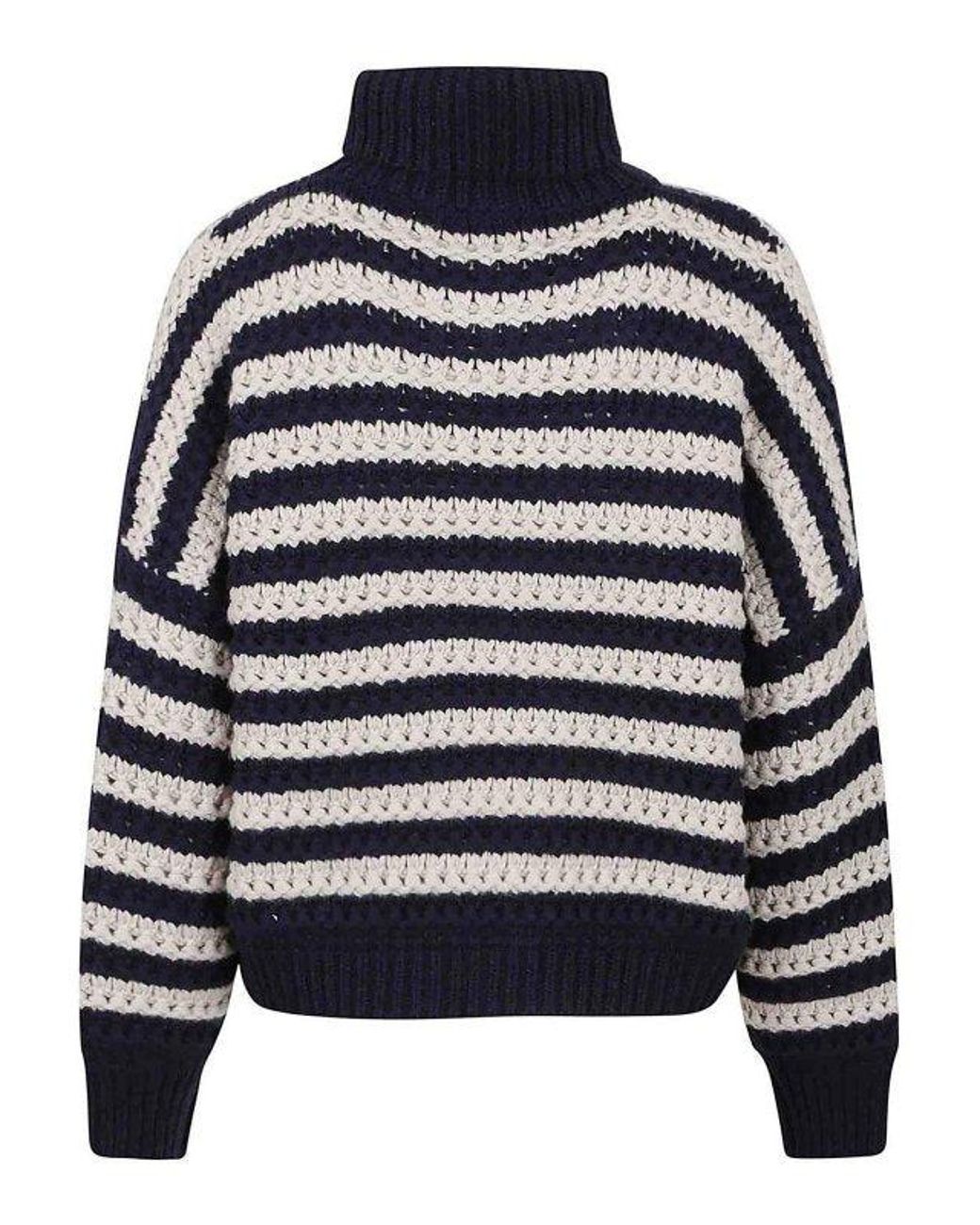 Brunello Cucinelli Blue Wool Sweatshirt