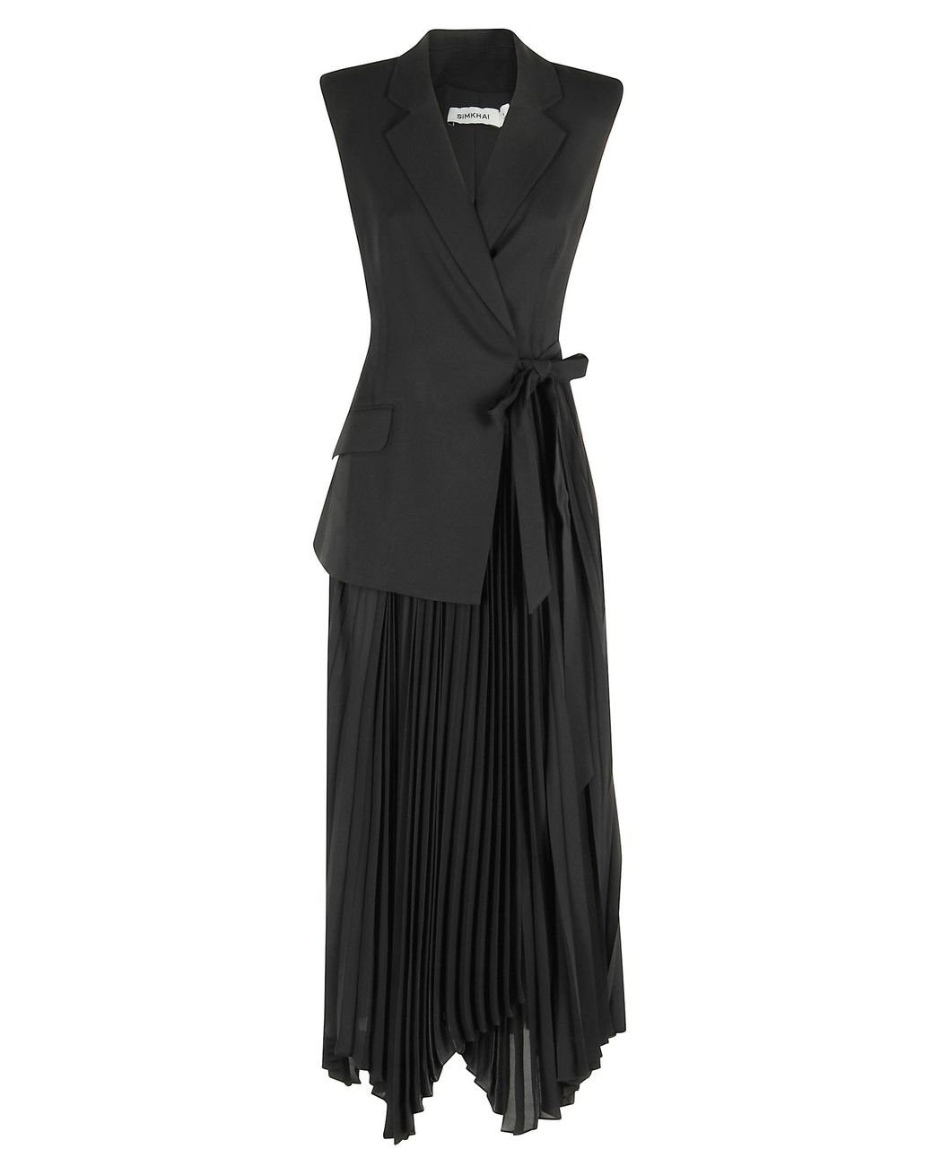 Jonathan Simkhai Helena Combo Blazer Dress in Black Lyst UK