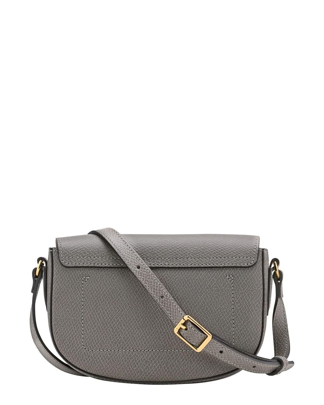 Longchamp Gray Crossbody Bag Epure Leather