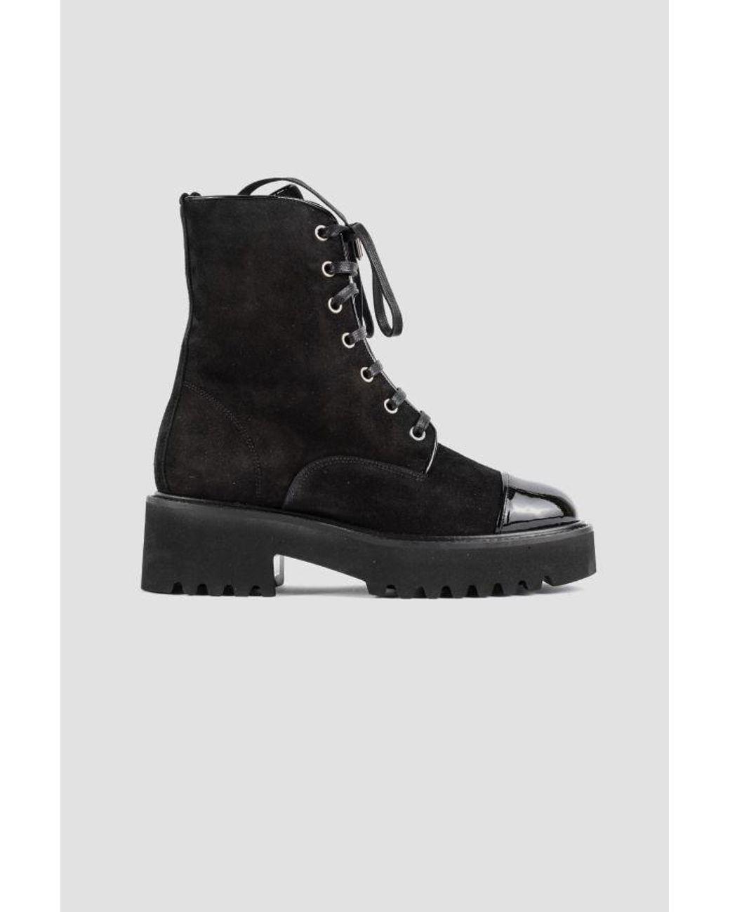 Aquazzura Black Desert Bootie Flat Boot