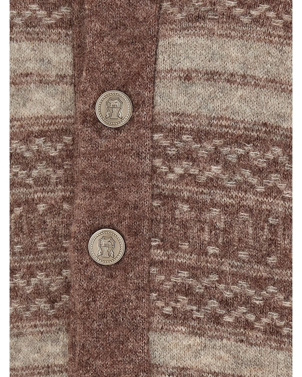 Brunello Cucinelli Brown Cardigan for men