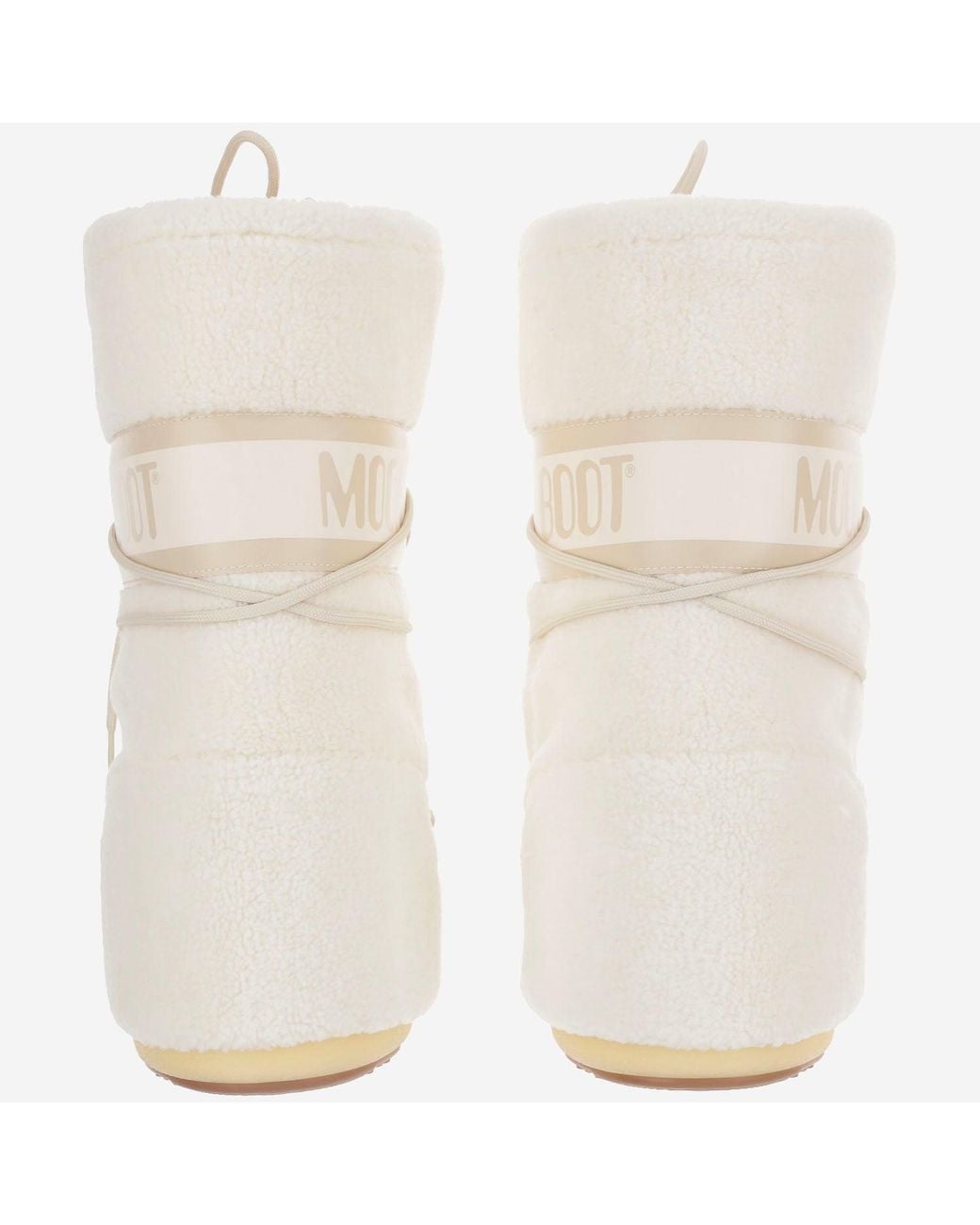 Moon Boot Natural Snow Boots Icon Faux Fur