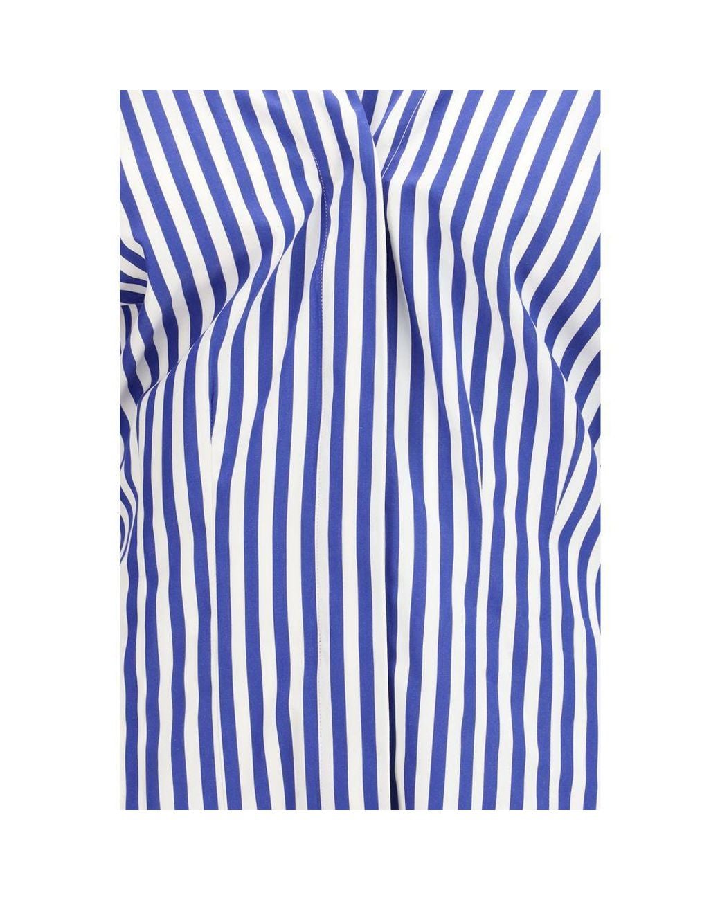 Givenchy Blue Cotton Pattern Shirt