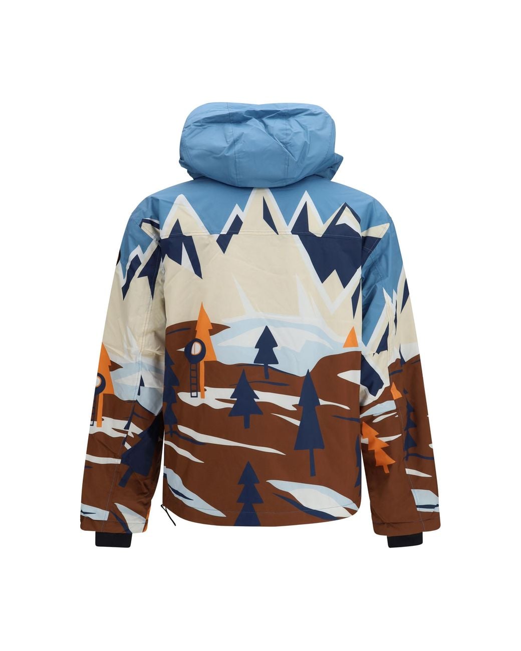 Napapijri Blue Anorak Jacket Recycled Polyester for men