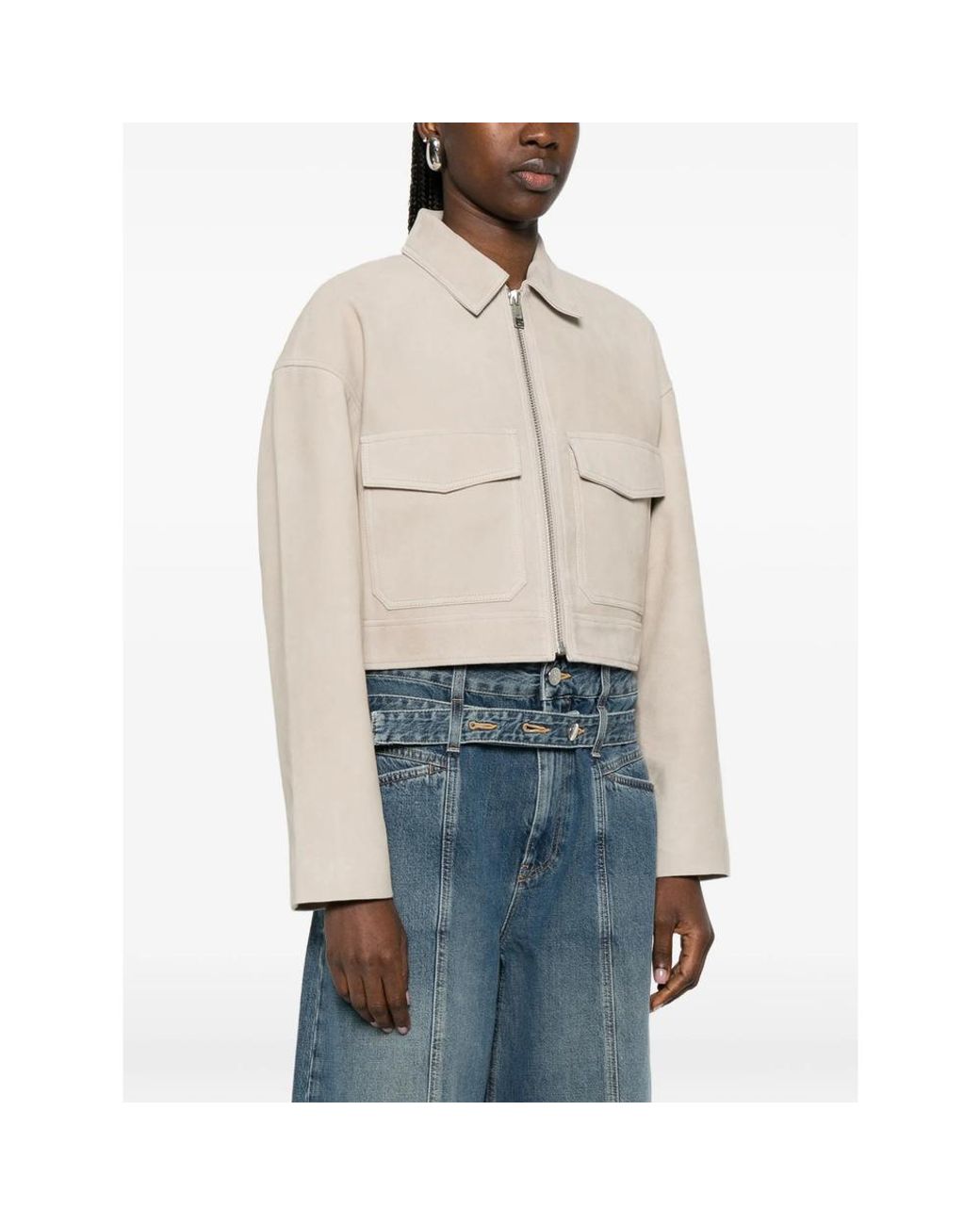 Anine Bing Natural Outerwears Neutral