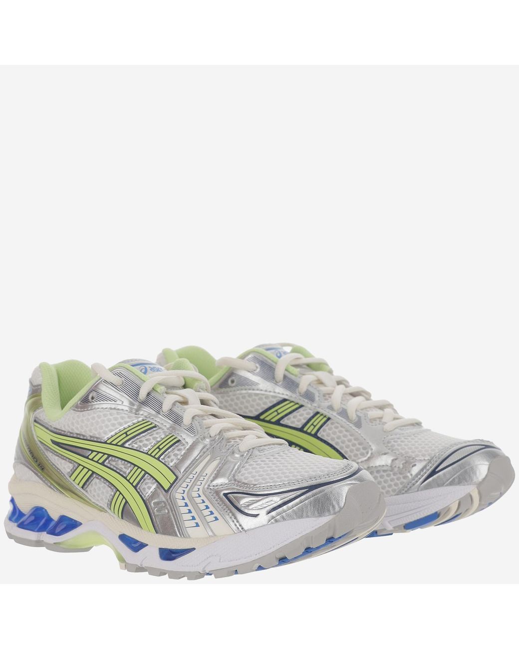 Asics Green Sneakers Gel-Kayano 14-Lime/Lime Polyester Trainers
